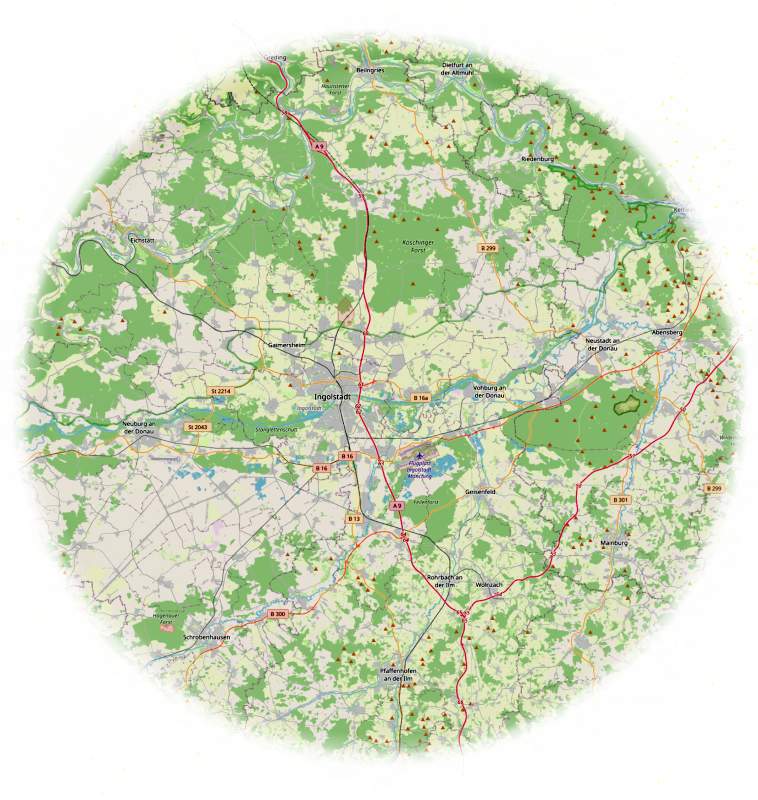 Bild Kartenausschnitt